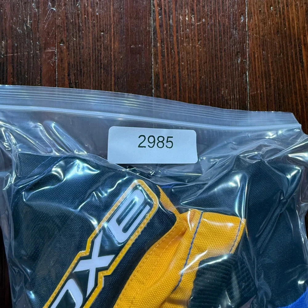 AXO Motocross Racing Pants Mens 30 Blue Black Padded MX Dirt Bike Gear